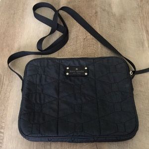 Kate Spade black nylon purse
